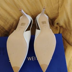 Stuart Weitzman White Pump